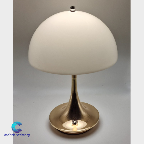 Batteri Bordlampe Genopladelig Gold Lamper Lys Cooltekwebshop Dk