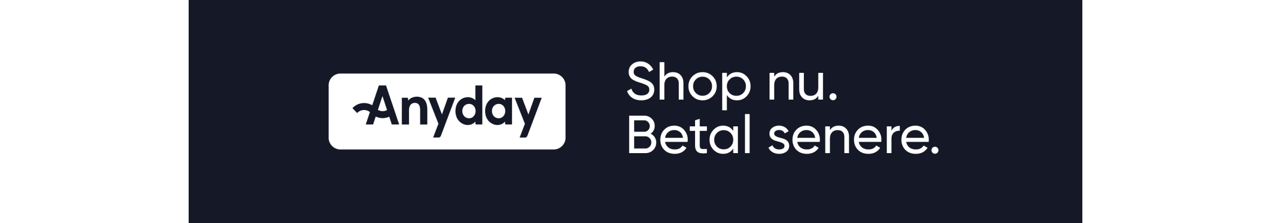 Fleksibel betalinger.