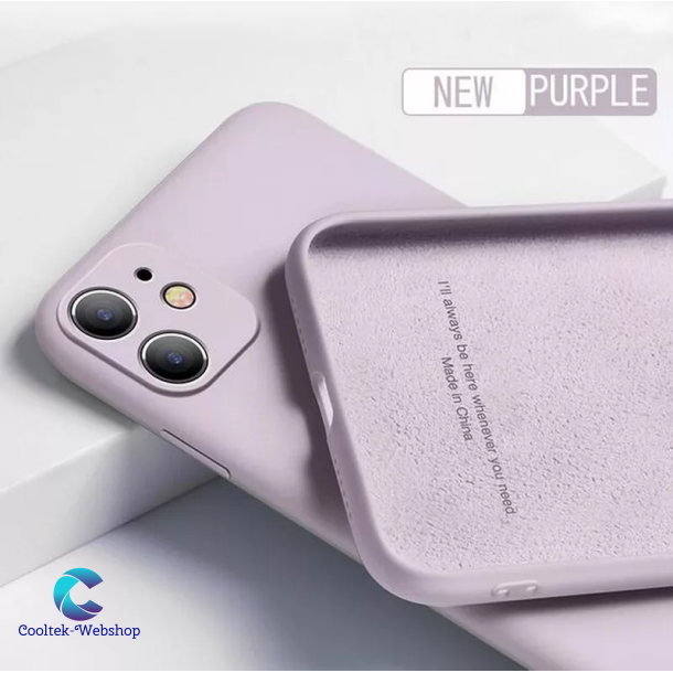Iphone 11 Silicone Cover New Purple