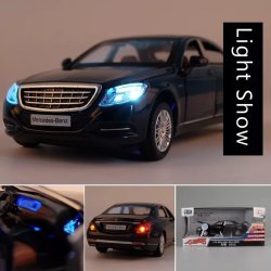 Mercedes Benz s600 Model bil 1:32 med lys