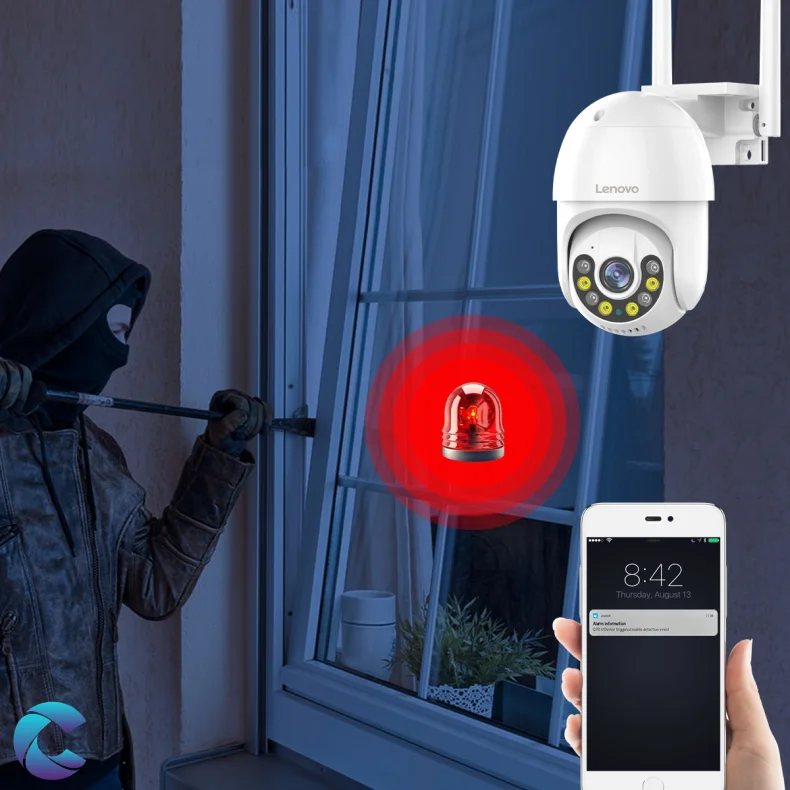 Lenovo 3MP PTZ Wifi Kamera