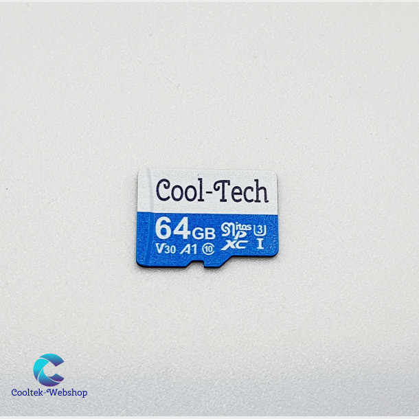 Cool-Tech Micro SD Kort V30 64GB