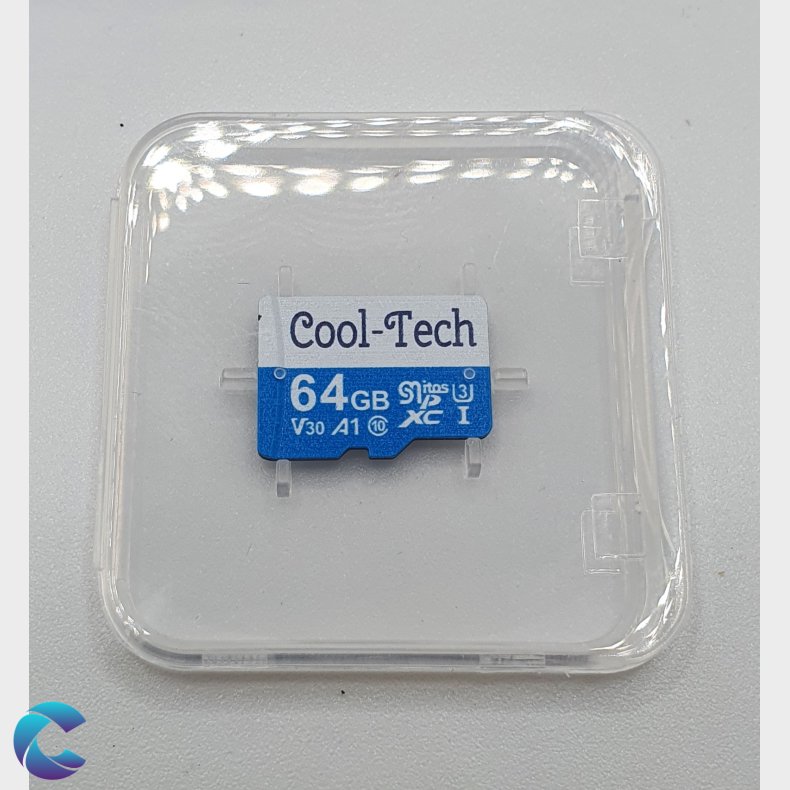 Cool-Tech Micro SD Kort V30 64GB