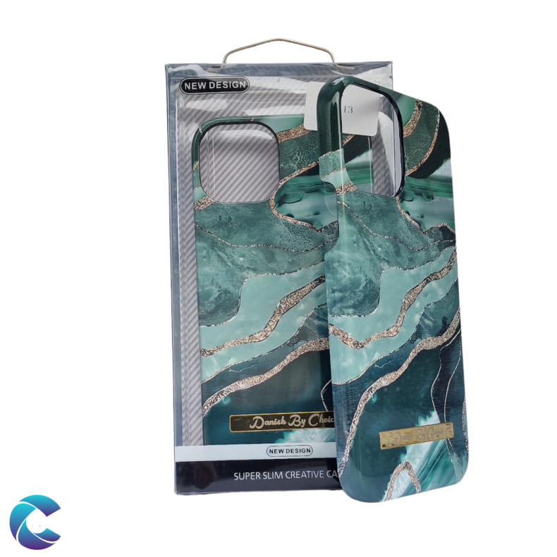 Iphone 13 Pro Green Marble. danish by Choice