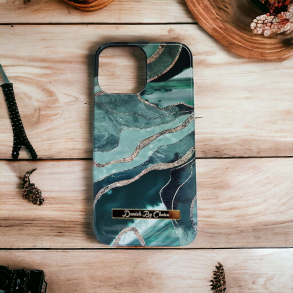 Iphone 13 Pro Max. Green Marble. danish by Choice