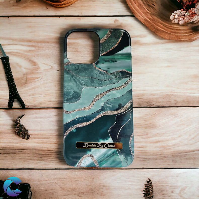 Iphone 13 Pro Max. Green Marble. danish by Choice
