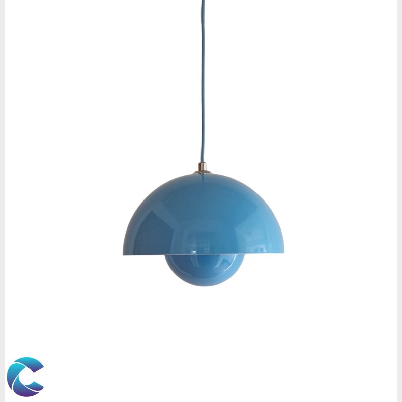 Pendel Loftlampe 23 cm Bl