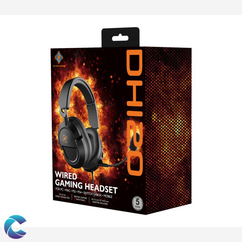 Deltaco DH120 Stereo PC Gaming Headset
