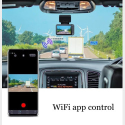 4K Dash Cam Med GPS og Wifi.
