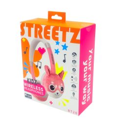 Streetz Bluetooth kids headset pink