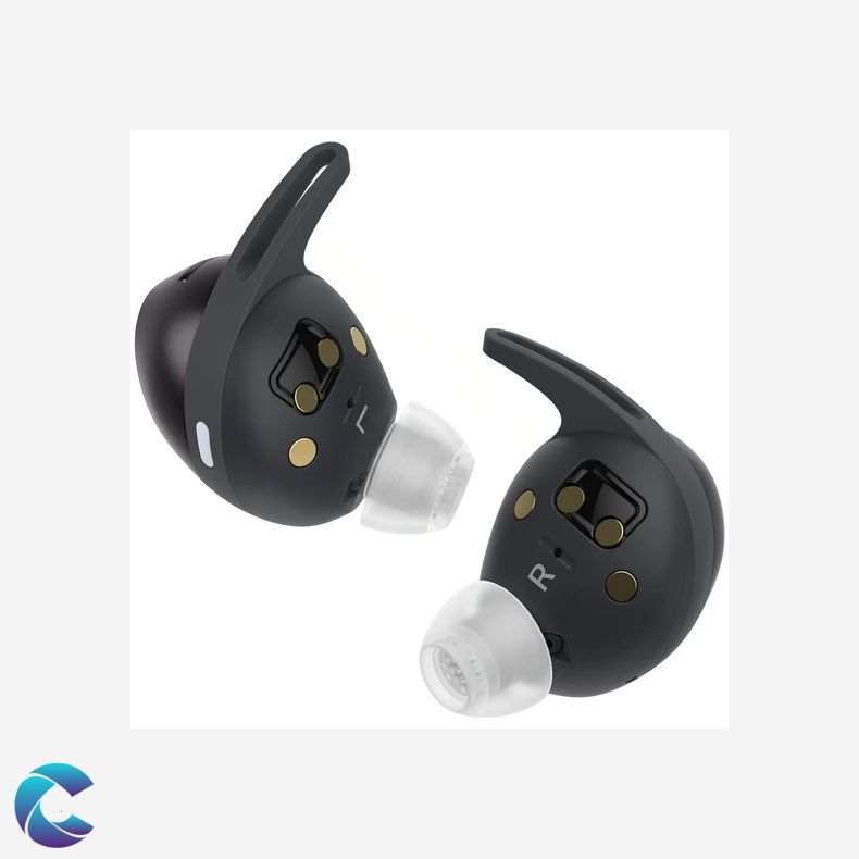 Sennheiser Momentum Sport true wireless in-ear h�retelefoner Sort