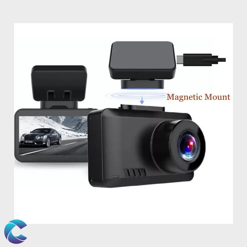 4K Dash Cam Med GPS og Wifi.