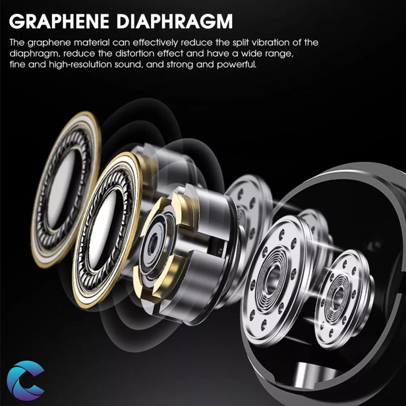 T22 HiFi Earbuds dual hjtaler