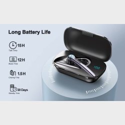 G3 Bluetooth Headset inkl. Ladeboks og vindhtte