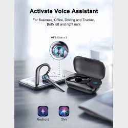 G3 Bluetooth Headset inkl. Ladeboks og vindhtte