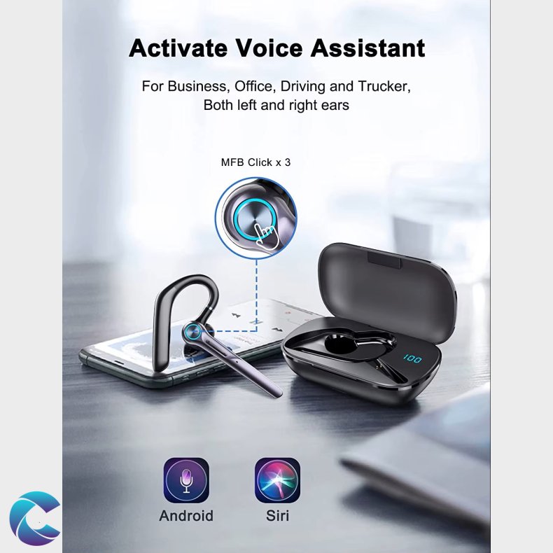 G3 Bluetooth Headset inkl. Ladeboks og vindhtte