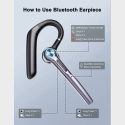 G3 Bluetooth Headset inkl. Ladeboks og vindhtte