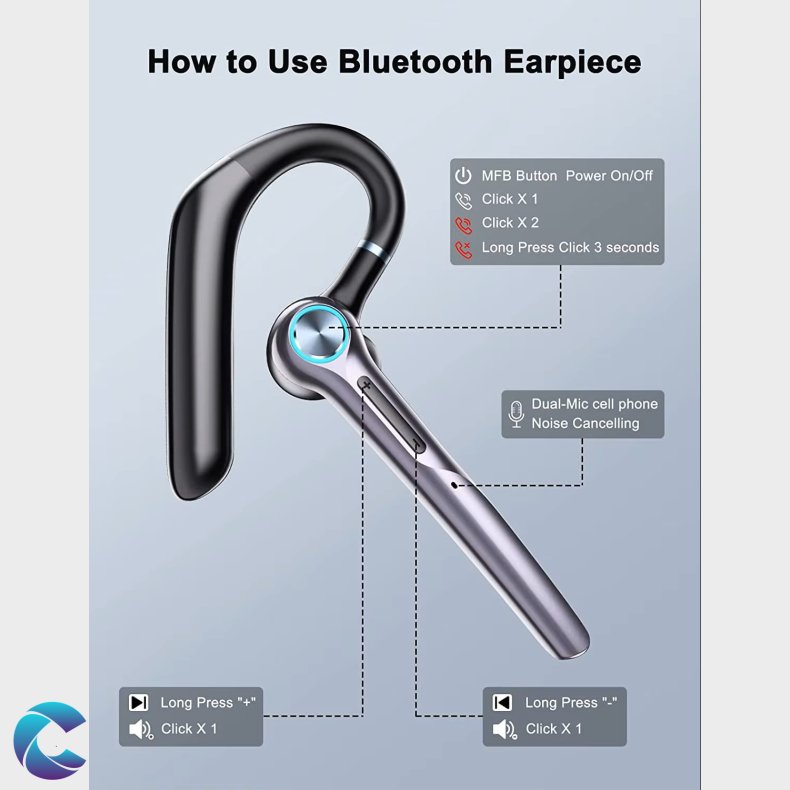 G3 Bluetooth Headset inkl. Ladeboks og vindhtte