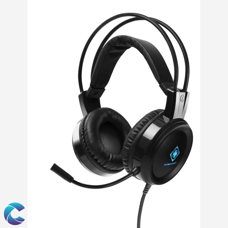 Deltaco Gaming Headset Led,kabel,Xbox-Playstation