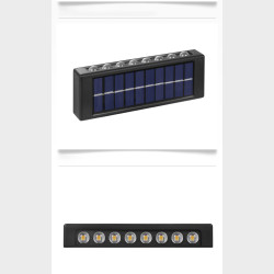 Solcelle udendrs vglampe 8 Led 2stk.