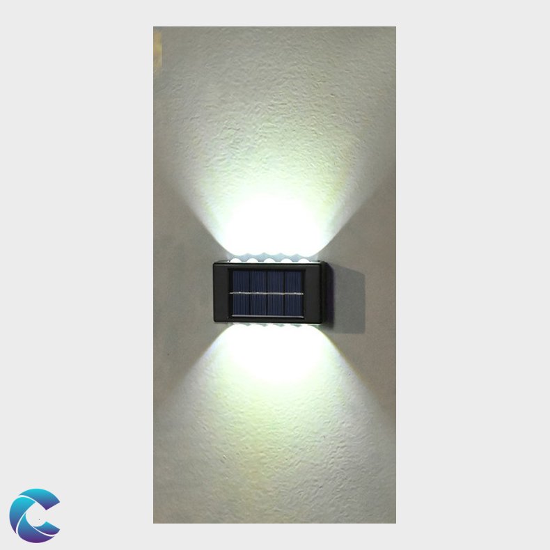 Solcelle udendrs vglampe 5 Led 2 stk.