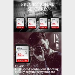 SD Kort 128GB Class 10