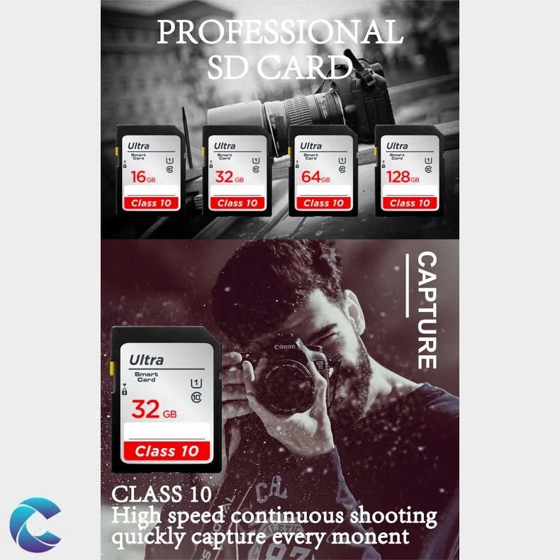 SD Kort 128GB Class 10