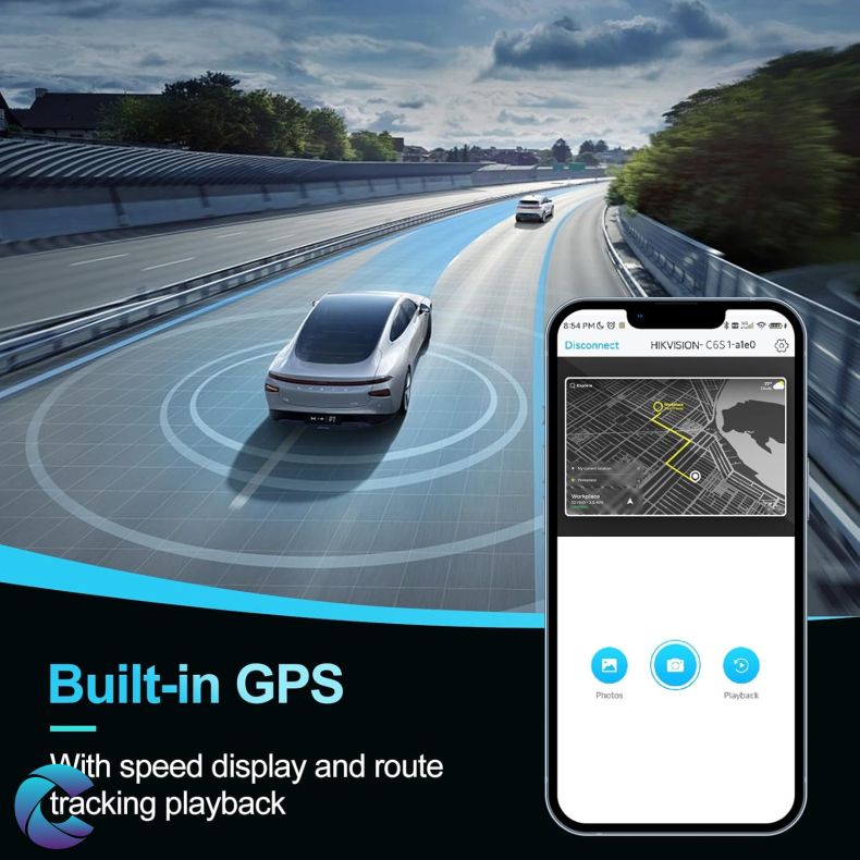 Hikvision Dashkamera 4K C6S