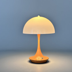 Genopladelig Batteribordlampe metal Orange