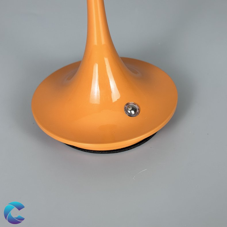 Genopladelig Batteribordlampe metal Orange