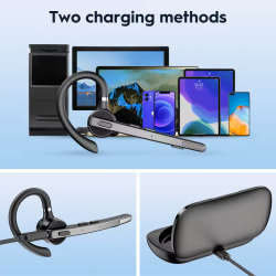 New Bee M53 Bluetooth Headset inkl vindhtte.