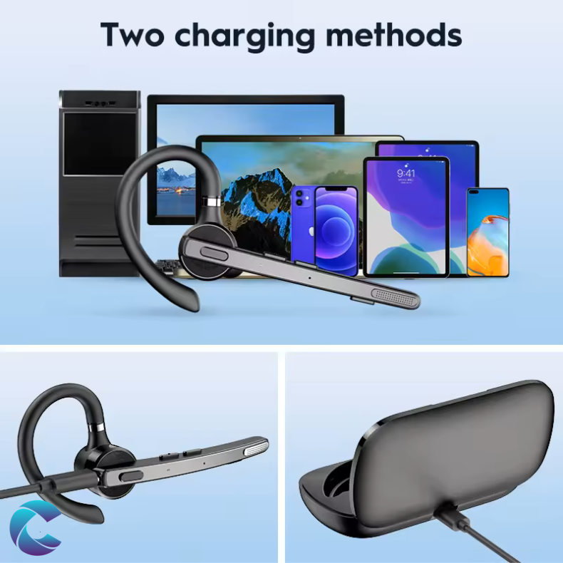 New Bee M53 Bluetooth Headset inkl vindhtte.