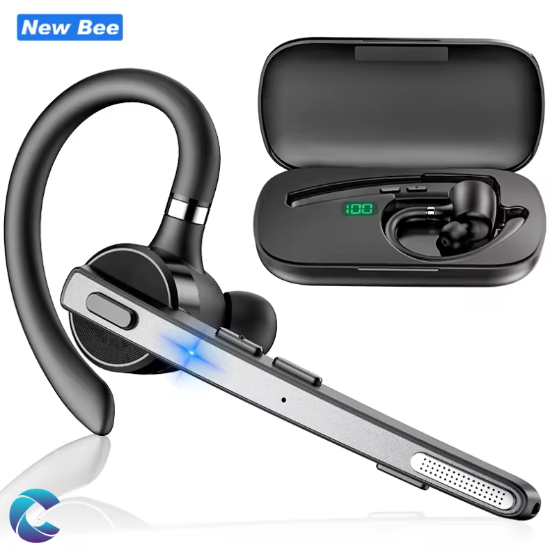 New Bee M53 Bluetooth Headset inkl vindhtte.