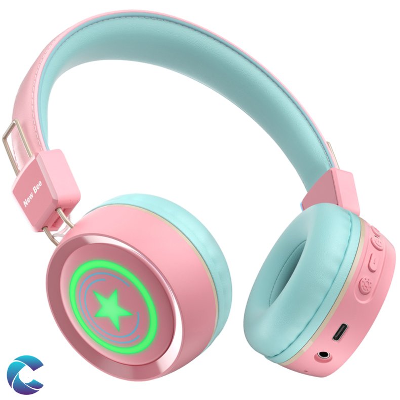 New Bee Kh22B Hretelefoner Pink