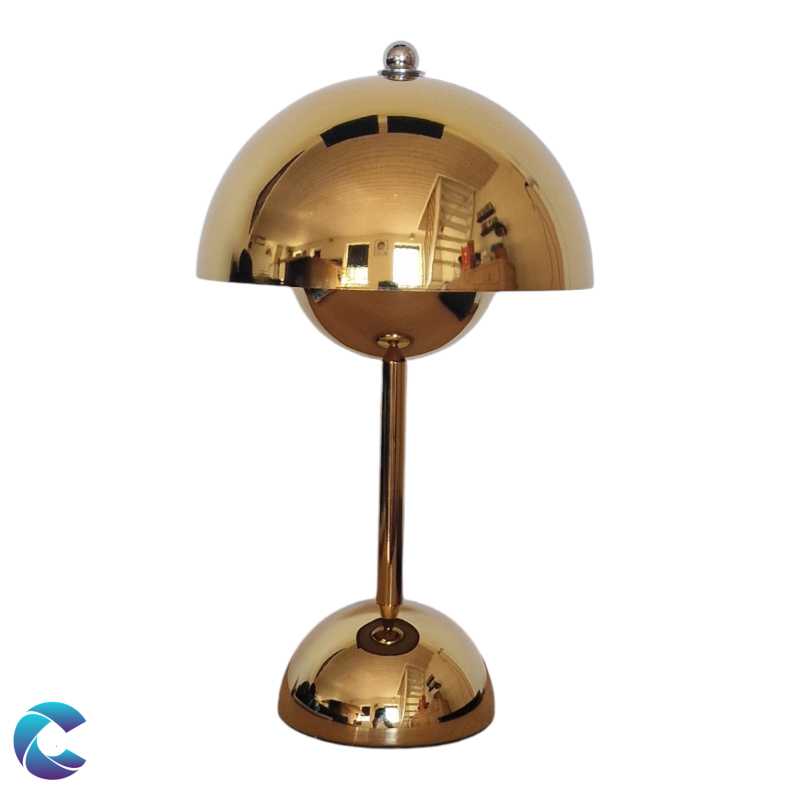 Batteri Bordlampe guld