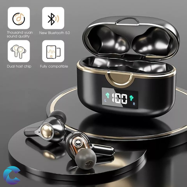T22 HiFi Earbuds dual hjtaler
