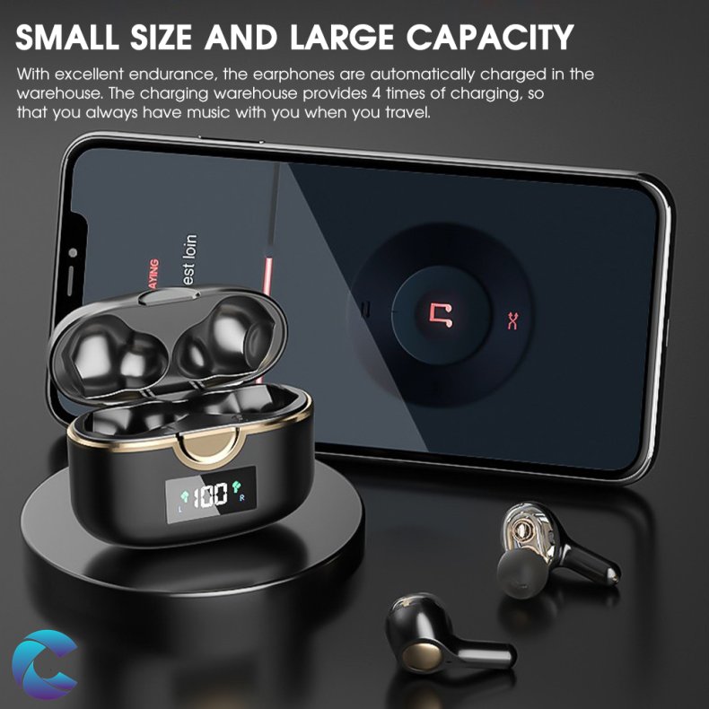 T22 HiFi Earbuds dual hjtaler
