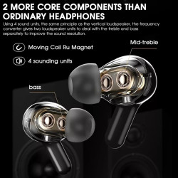T22 HiFi Earbuds dual hjtaler