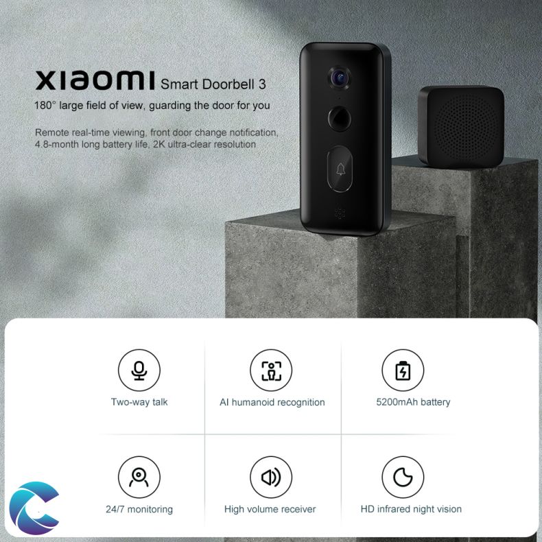 Xiaomi Mi Smart Doorbell 3S 