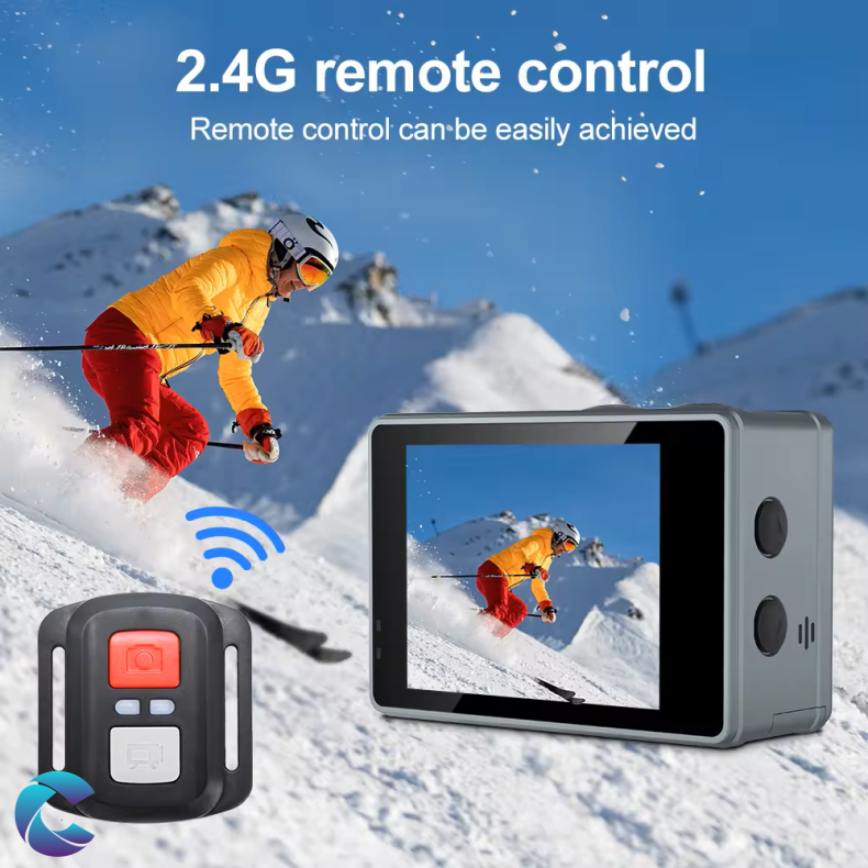  Wifi 5K Action Kamera med tilbehr.