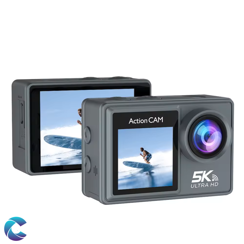  Wifi 5K Action Kamera med tilbehr.