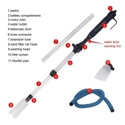 Elektrisk Akvarie bundrenser 