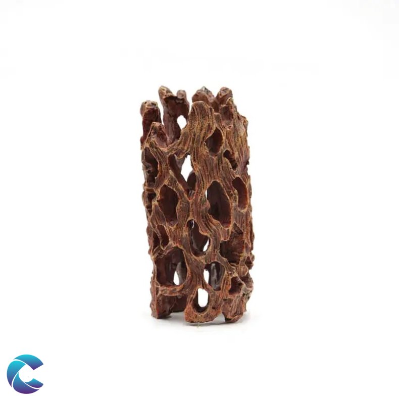 Akvarie dekration rund cylinder.