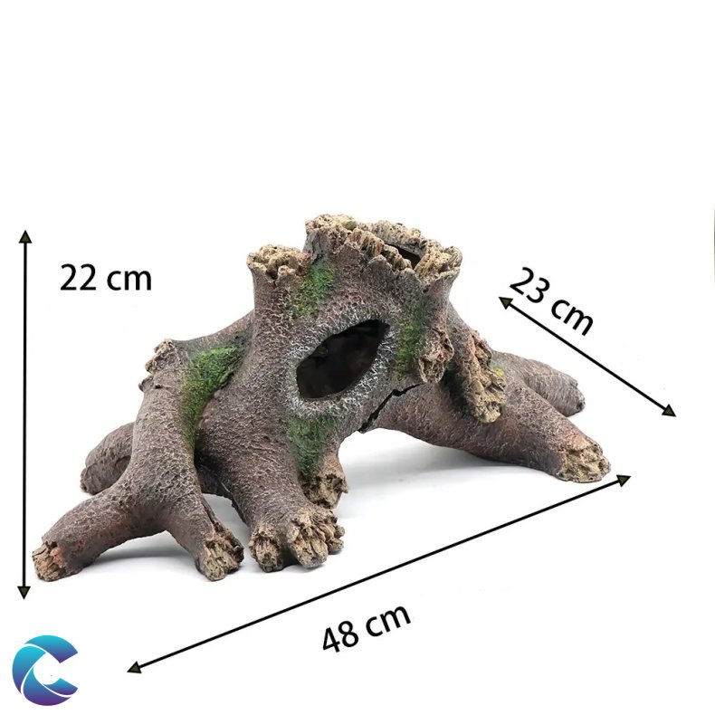 Stor kunst Trrod til akvarie m.m