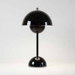 Batteri Bordlampe Blank Sort.