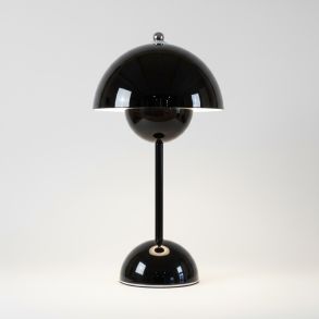 Batteri Bordlampe Blank Sort.