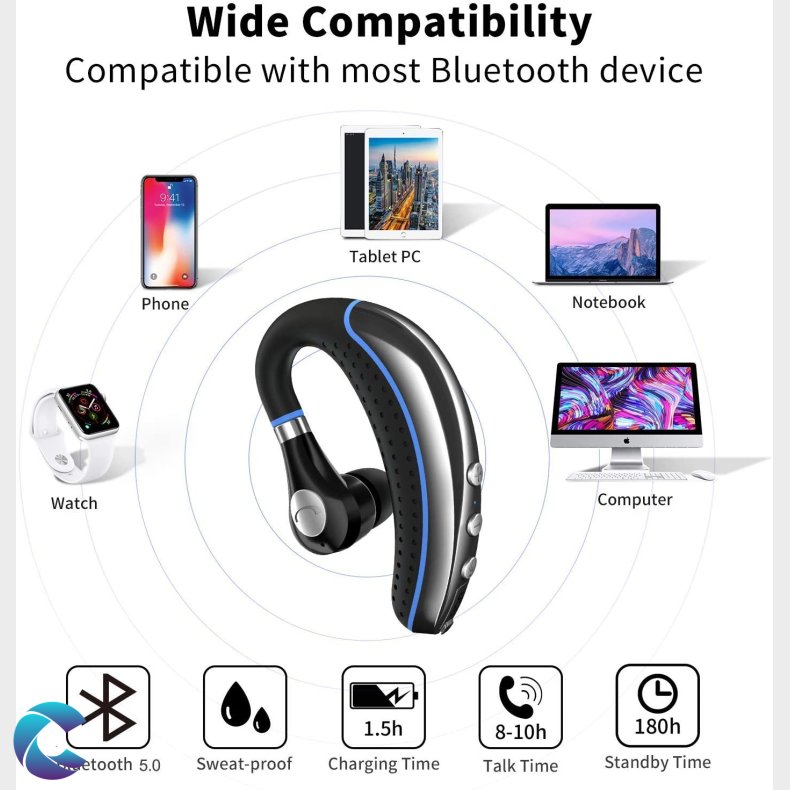 A8 Single Bluetooth Headset