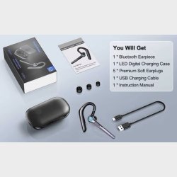 G3 Bluetooth Headset inkl. Ladeboks og vindhtte