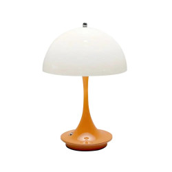 Genopladelig Batteribordlampe metal Orange