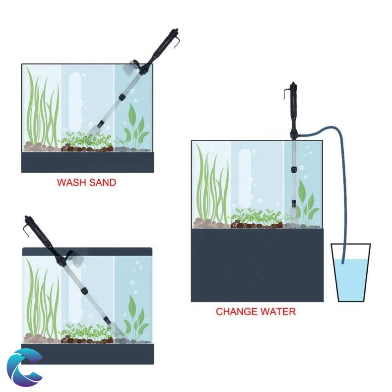 Elektrisk Akvarie bundrenser 
